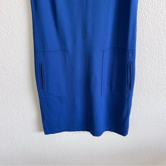 346 Brooks Brothers Women's Knit Knee Length Front Pocket Shift Dress - Picture 3 of 10